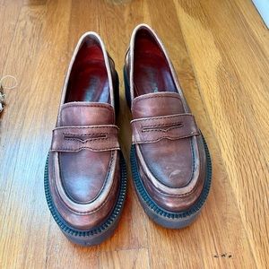 Free People chunky loafers